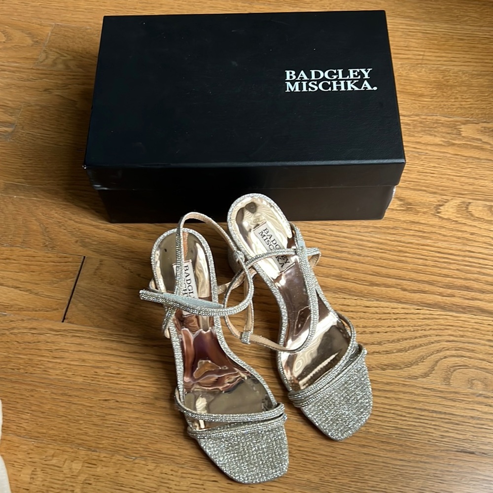 Badgley Mischka block heal sandal - Picture 1 of 12